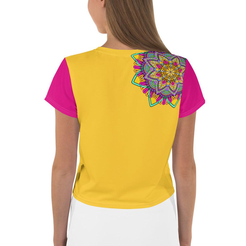Chakra Balance Mandala Crop Top - Beyond T-shirts
