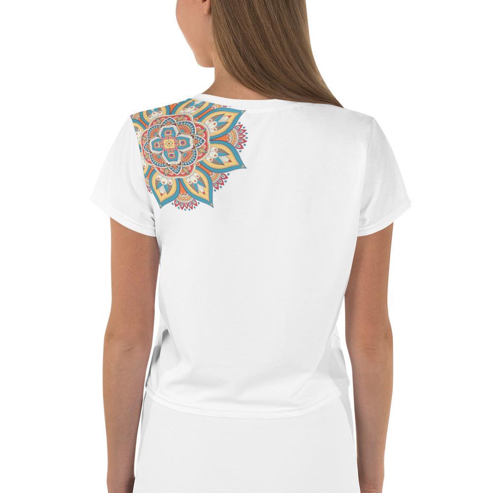 Zen Mandala Crop Tee - Beyond T-shirts