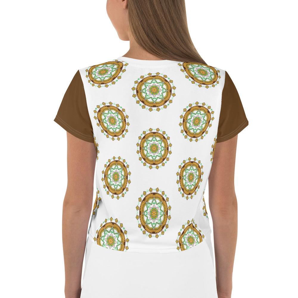 Yin and Yang Mandala Crop Top - Beyond T-shirts