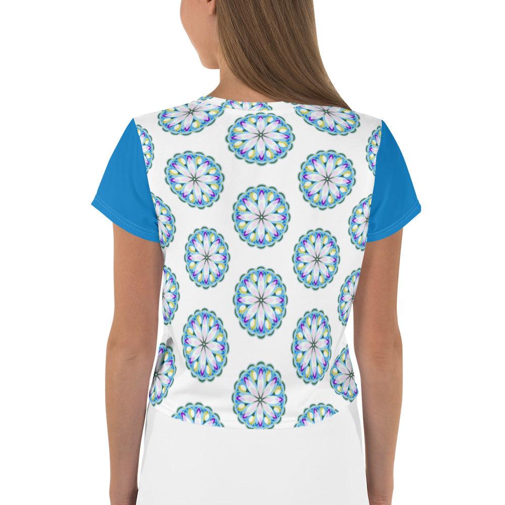 Mystical Mandala Crop T-Shirt - Beyond T-shirts