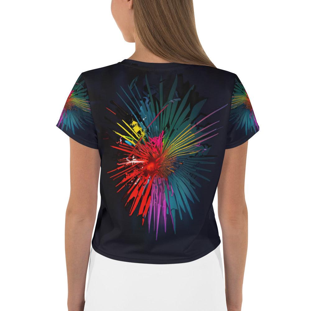 Urban Beats Music Graffiti Crop Tee - Beyond T-shirts