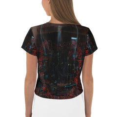 Hip-Hop Harmony Music Graffiti Crop Top - Beyond T-shirts