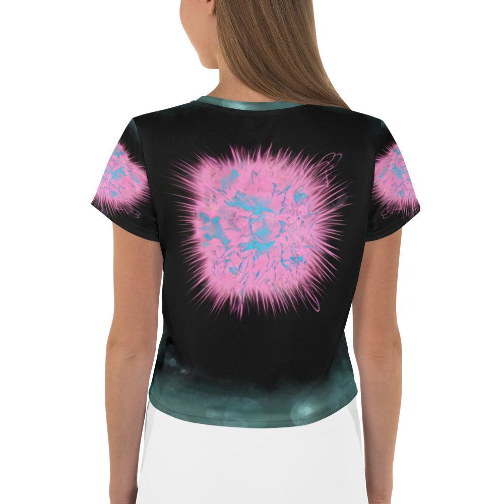 Funky Freestyle Music Graffiti Crop Shirt - Beyond T-shirts