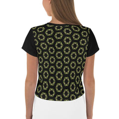 Contemporary Canvas All-Over Print Crop T-Shirt - Beyond T-shirts