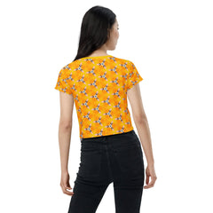 Modern Artistry Mastery All-Over Print Crop T-Shirt - Beyond T-shirts