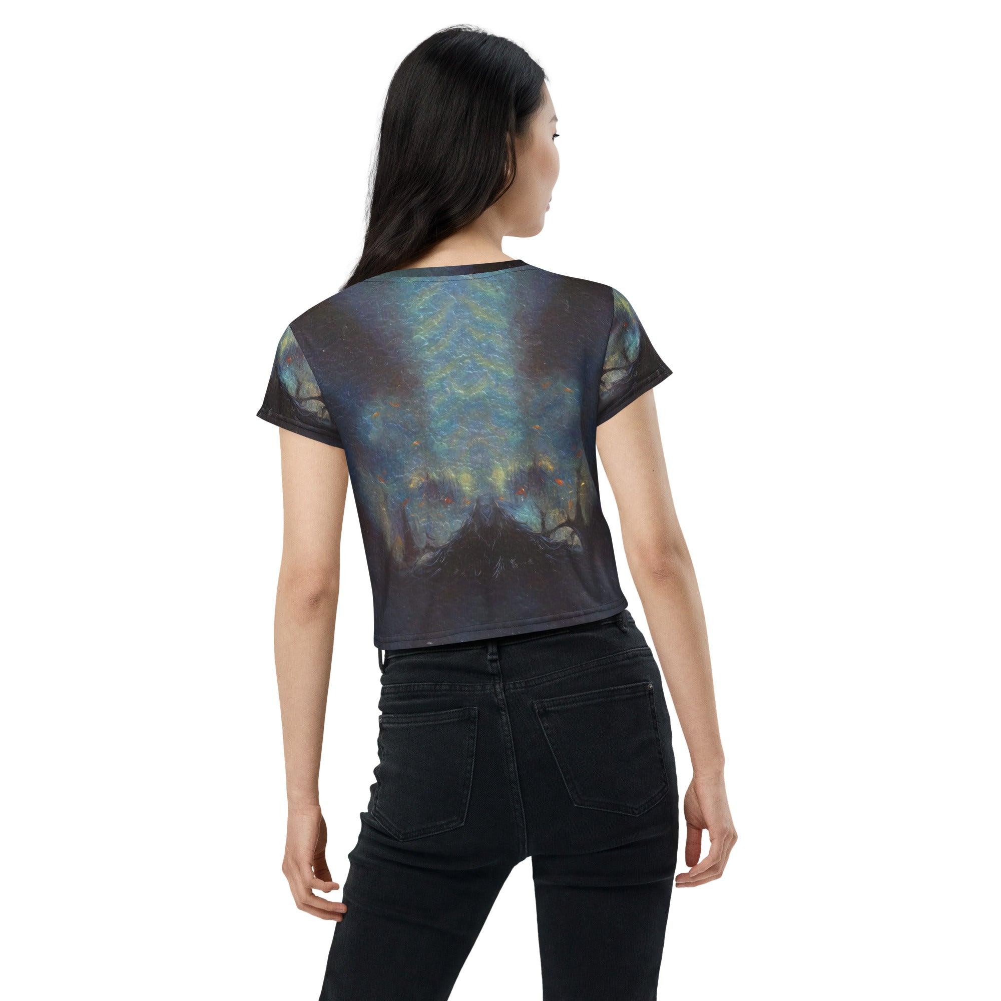 Creepy Carnival Women's Crop Tee - Beyond T-shirts