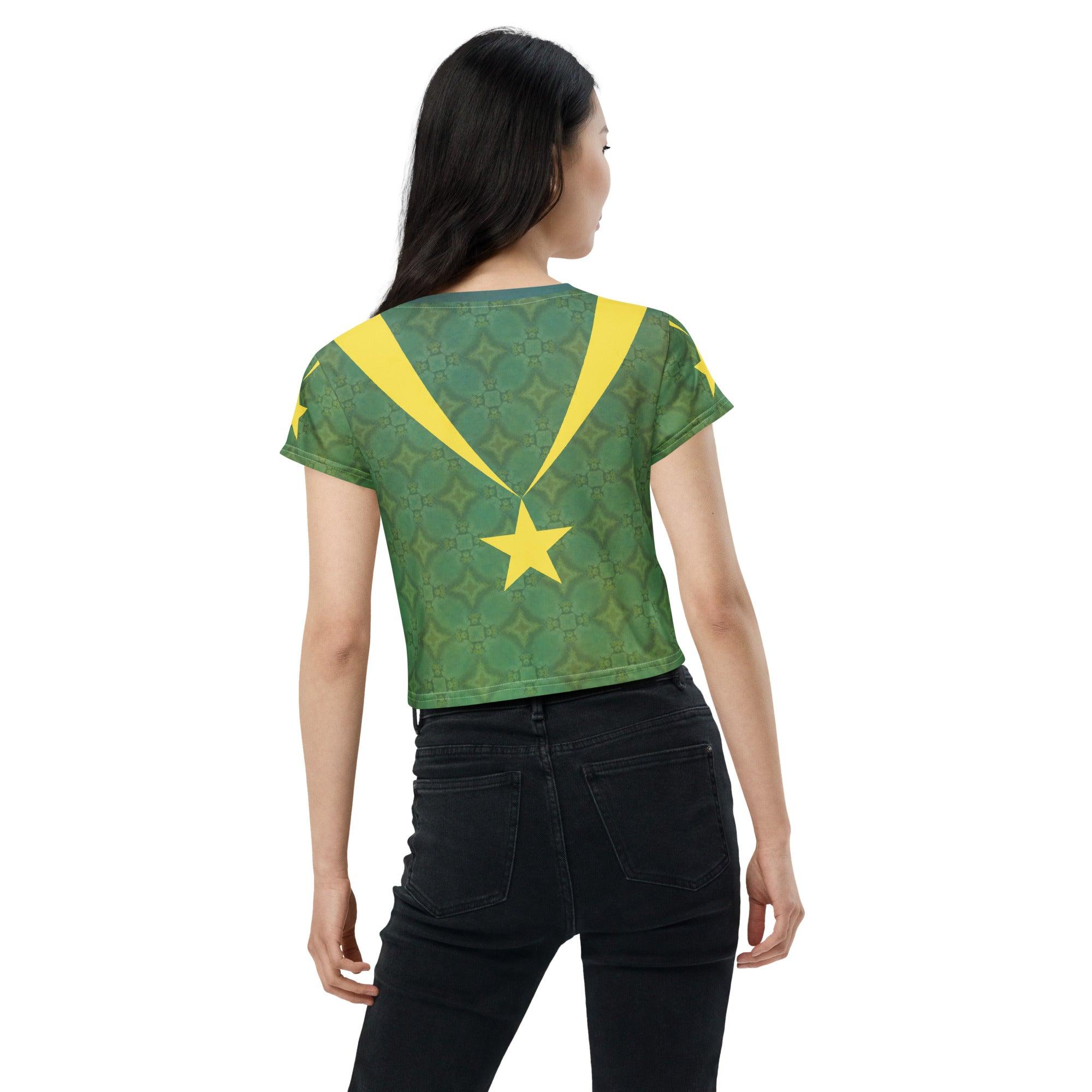 Enchanted Moonlit Forest Crop Top - Beyond T-shirts