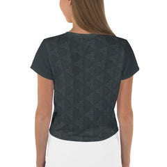 Abstract Visions of Femininity: Women's Crop Tee - Beyond T-shirts