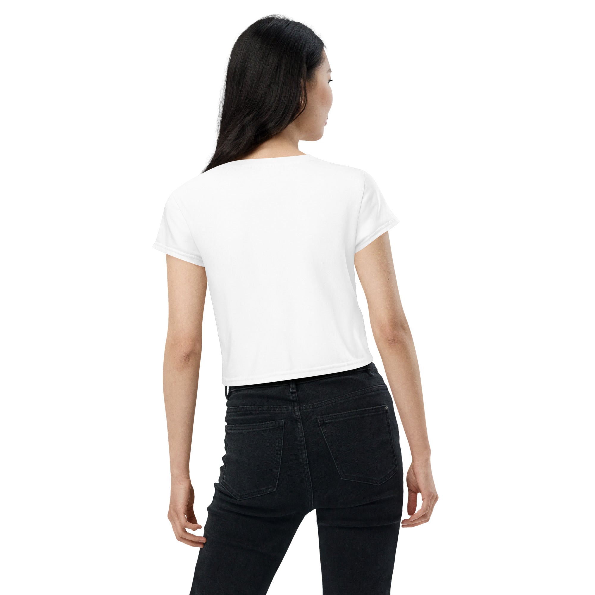 Graceful Galloping Gazelles Crop Tee