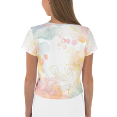 Harmonica's Harmonious Hues Crop T-Shirt