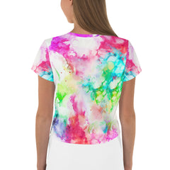 Violist's Vivacious Variations Crop T-Shirt