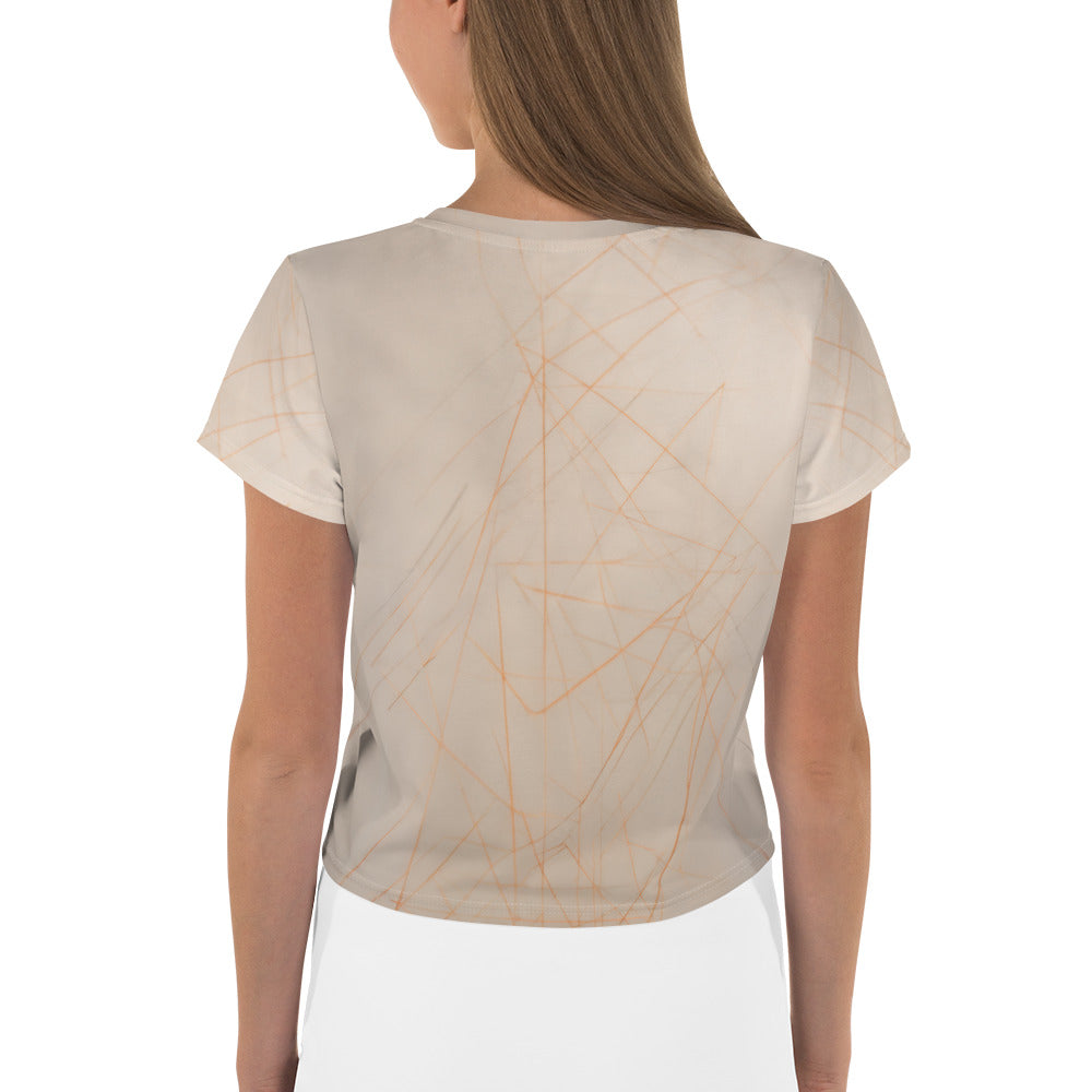 Harmonious Hummingbird Harmony Women's Crop T-Shirt