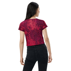 Urban Timber All-Over Print Crop T-Shirt