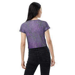 Natural Elements All-Over Print Crop T-Shirt