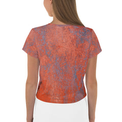 Stone Mirage All-Over Print Crop T-Shirt