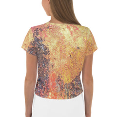 Rustic Floral Crop T-Shirts