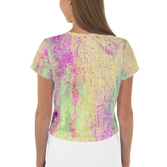 Patchwork Panache Crop T-Shirts