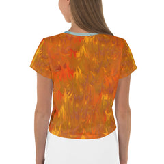 Sunset Horizon Women's Crop Tee