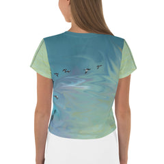 Lakeside Serenade Women's Crop Tee