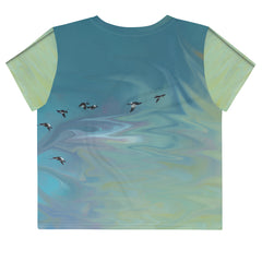 Lakeside Serenade Women's Crop Tee