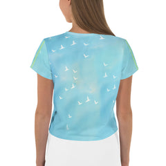 Aurora Borealis Women's Crop Tee