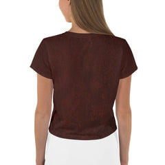 Rose Gold Elegance Women's Crop Tee