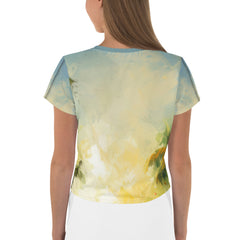 Mountain Mist All-Over Print Crop T-Shirt