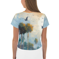 Rolling Hills Landscape Crop T-Shirt