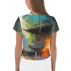 Rolling Hills Panorama Women's Crop Tee