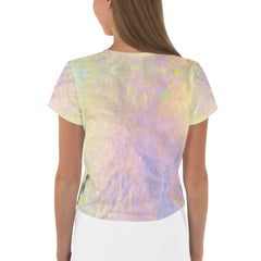 Mohair Magic Texture Crop T-Shirt