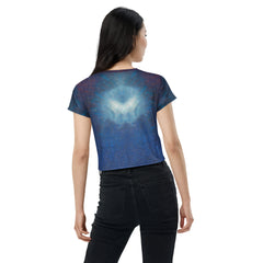 Alien Encounter All-Over Print Crop T-Shirt