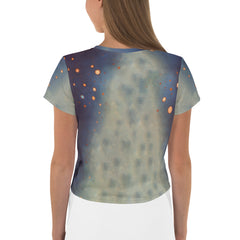 Doggy Dreamland All-Over Print Crop T-Shirt