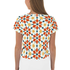 Radiant Kaleidoscope Women's Crop Tee