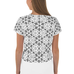 Serene Kaleidoscope Crop Tee