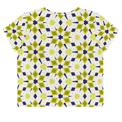 Kaleidoscope Magic Crop Tee