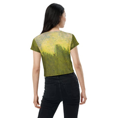 Adventure Ape Mountaineer Women's All-Over Print Crop T-Shirt