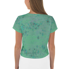 Ruffled Radiance Crop T-Shirt