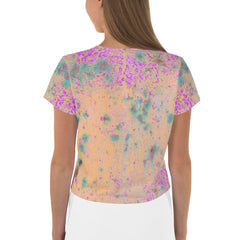 Embroidered Essence Crop T-Shirt