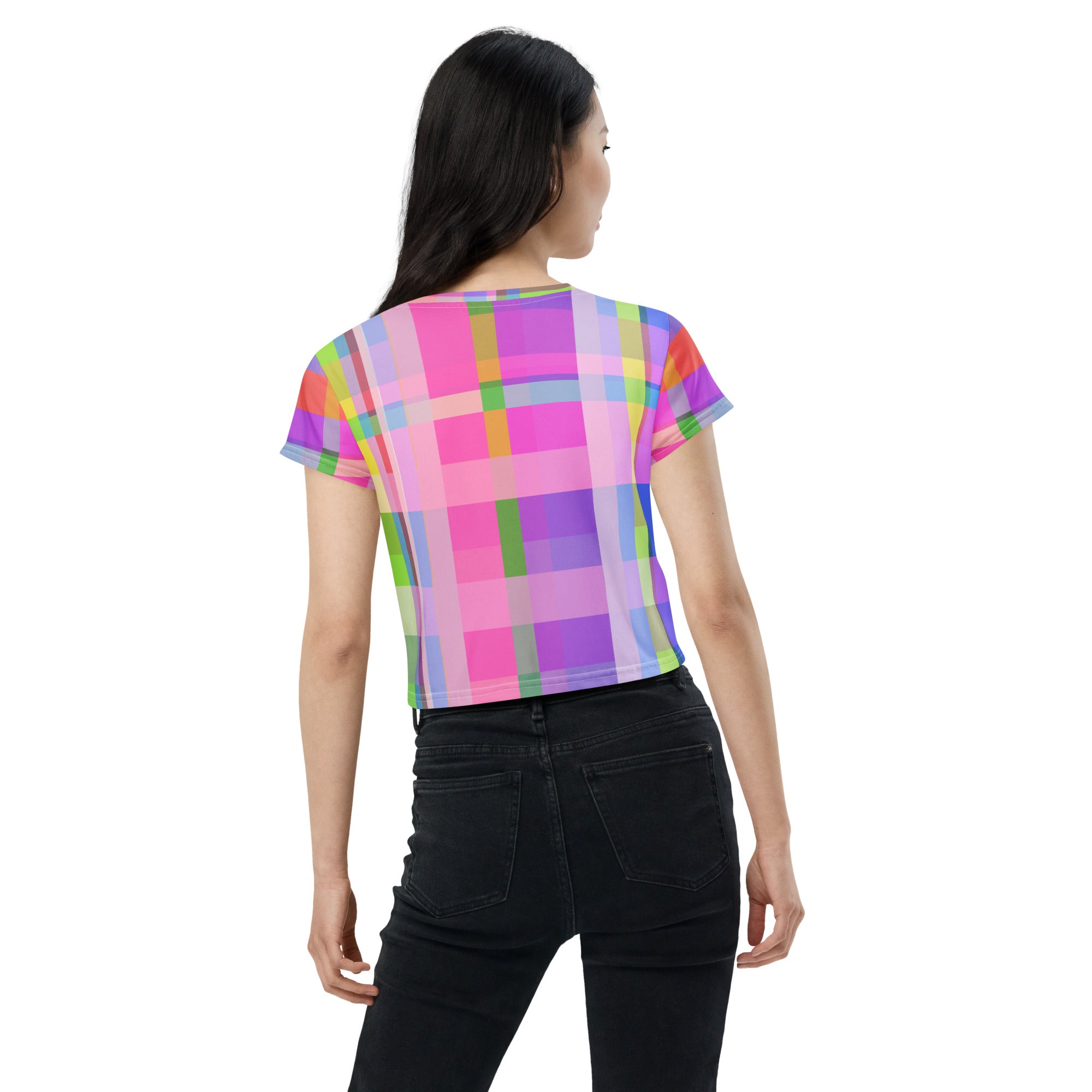 Colorful and lively Fiesta-themed crop t-shirt, designed to bring joy and style to any occasion.