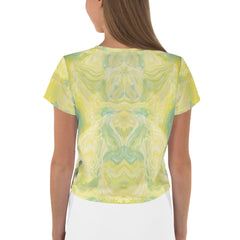 Fashion-forward women's crop top with fox design.