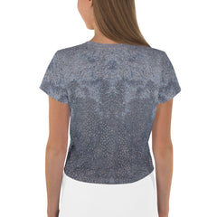 Back view of Infinite Horizon Crop T-Shirt - stylish and comfortable.