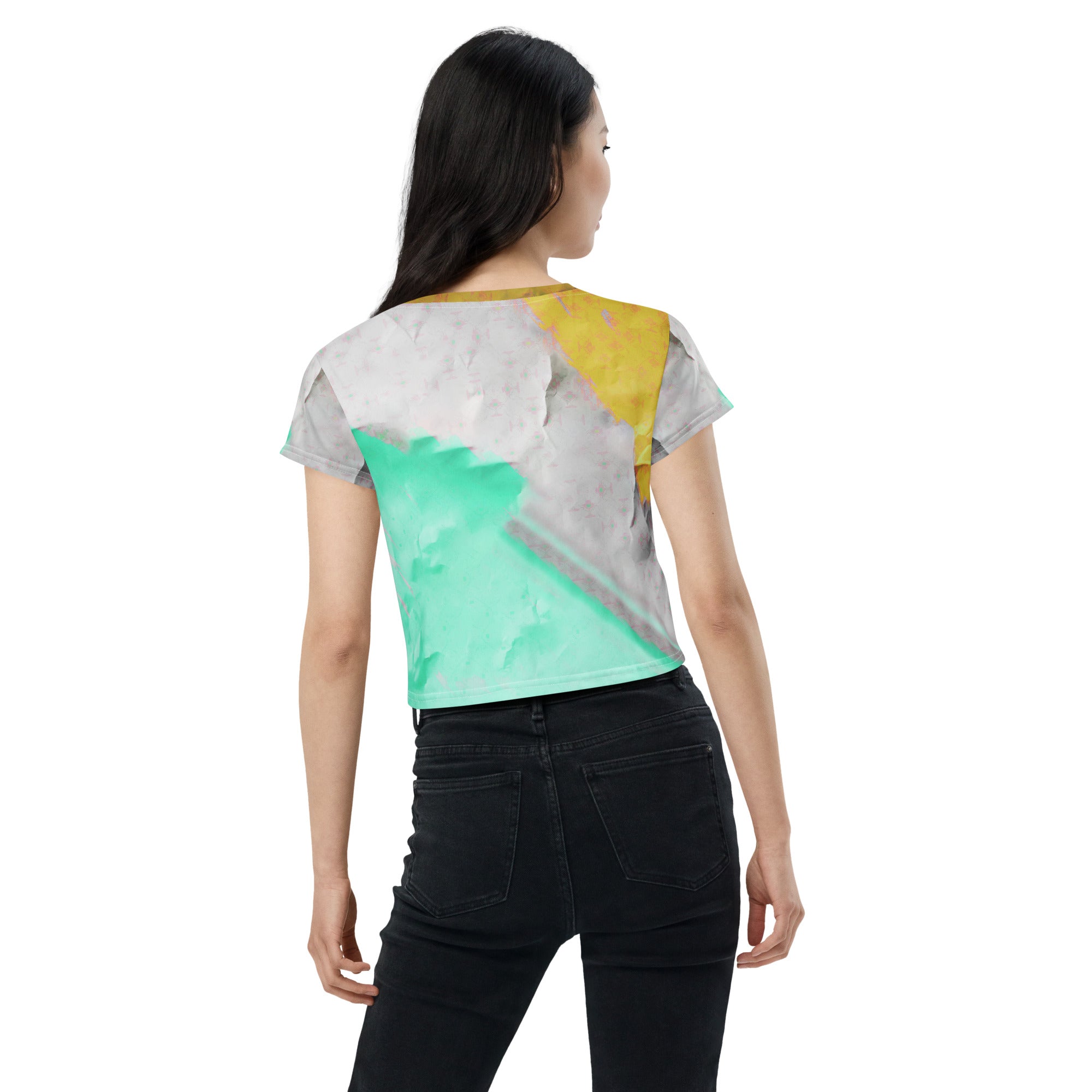 Empowering and stylish Graceful Goddess crop top for women.