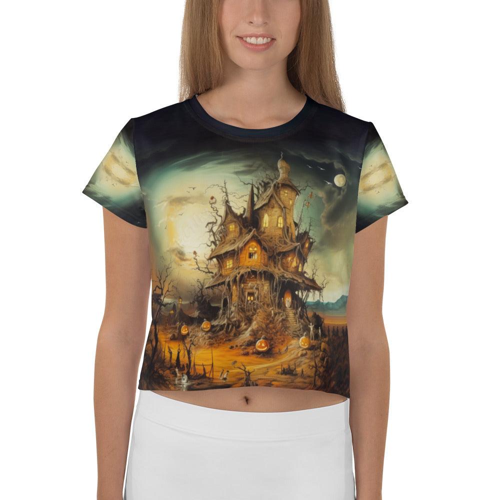 Wickedly Chic All-Over Crop Tee - Beyond T-shirts