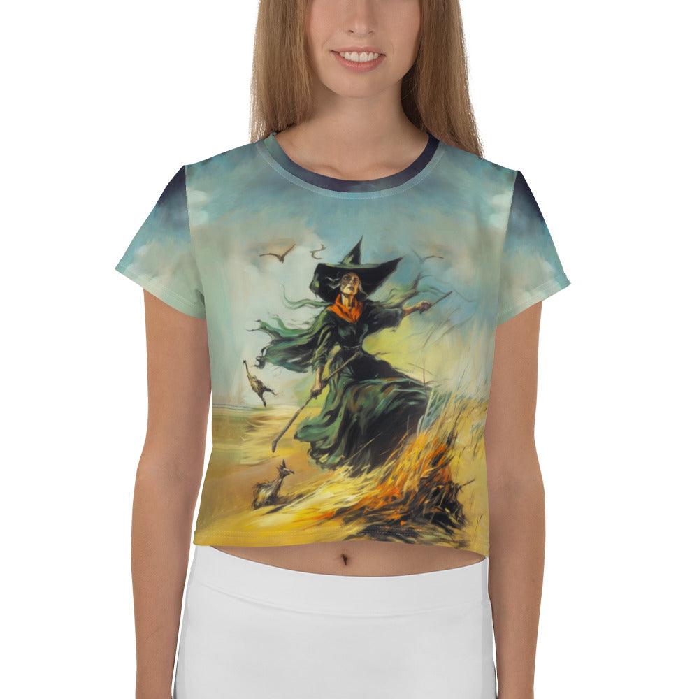 Moonlit Magic All-Over Crop Tee - Beyond T-shirts