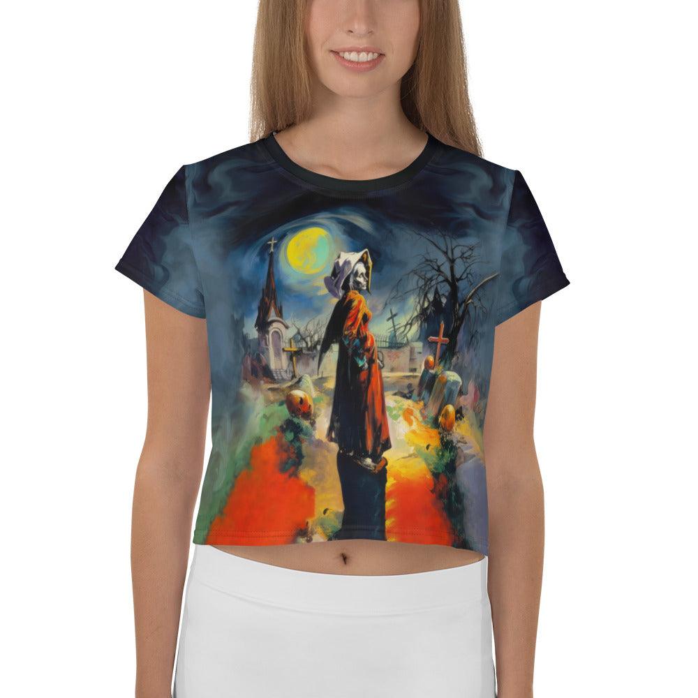 Skeleton Sway Crop T-Shirt - Beyond T-shirts