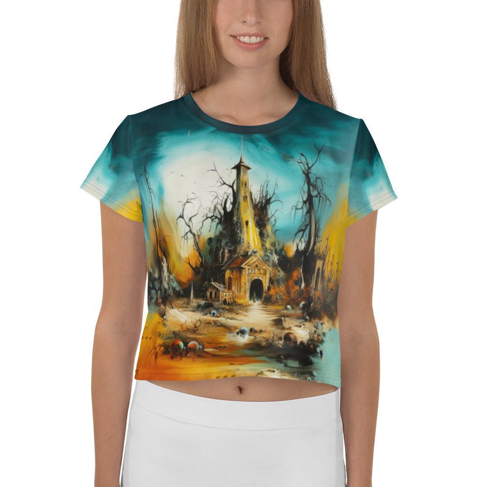 Haunted Nights Crop Tee - Beyond T-shirts