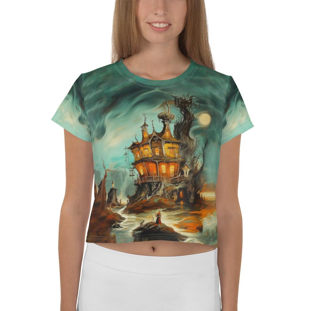 Cauldron Charm All-Over Crop T-Shirt - Beyond T-shirts