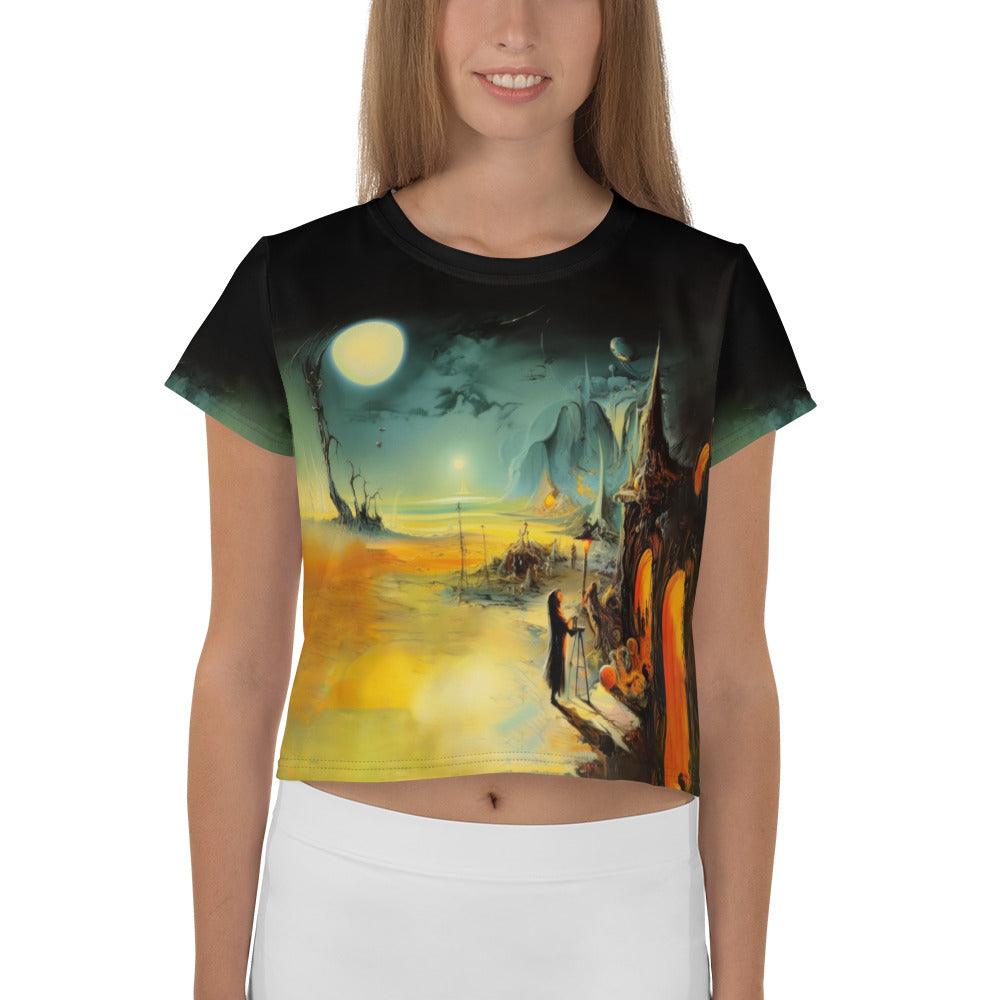 Spellbinding Whispers Crop Tee - Beyond T-shirts