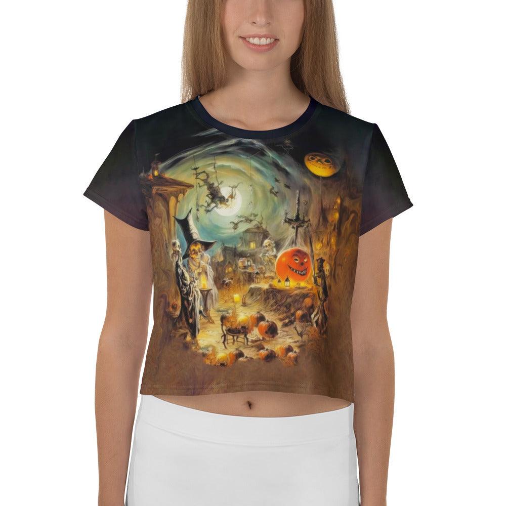 Masquerade Mystique Crop T-Shirt - Beyond T-shirts