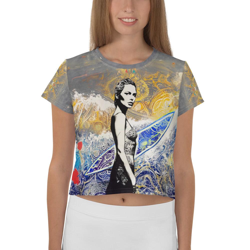 Surfer's Dream Crop T-Shirt - Beyond T-shirts